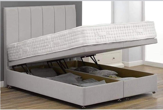 Panel Lines Divan Ottoman Gas Lift Bed